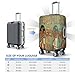 QSMBNET Travel Luggage Cover Women in ancient egypt Spandex Suitcase Protector Washable Baggage Covers Fashion Elastic Scratch-Resistant Luggage Cover Protector Fits 18-32 Inch Luggage