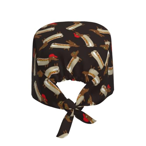 Image of Surgical Caps Men Women, Scrub Cap with Sweatband Adjustable