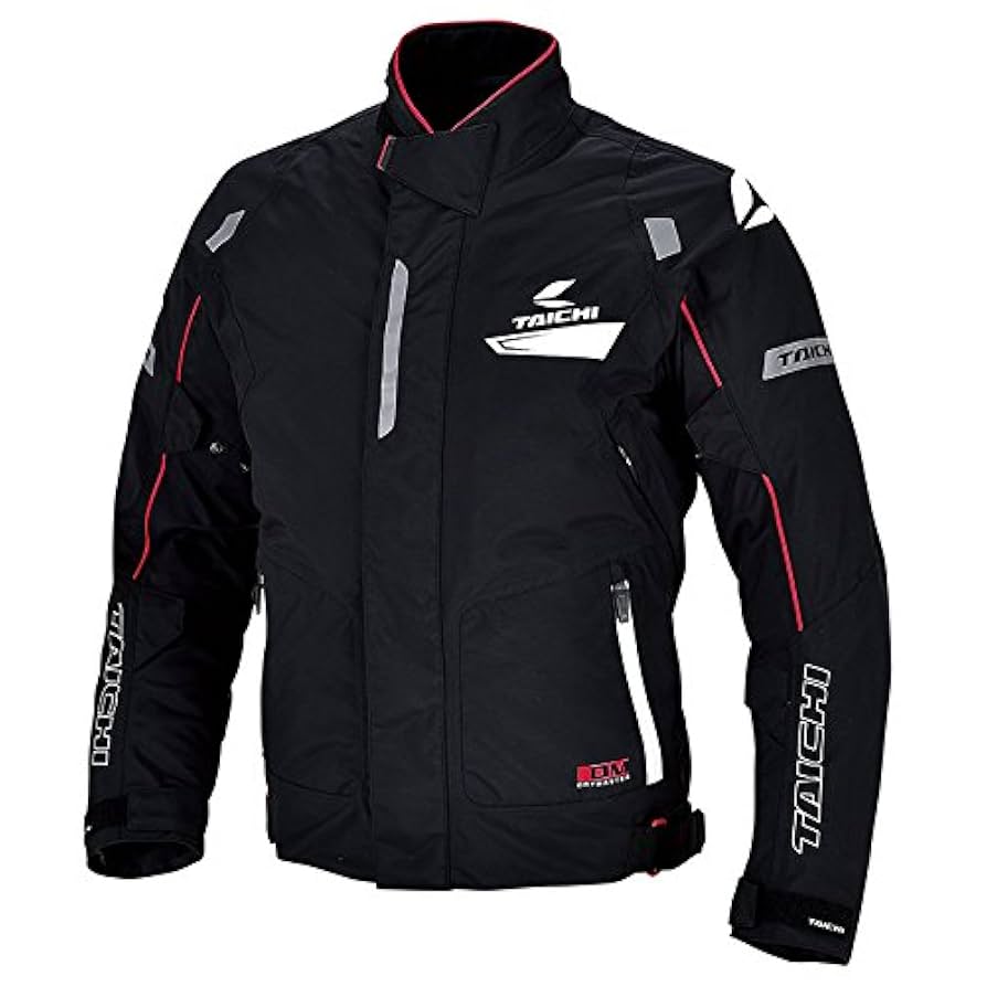 TAICHI バイクジャケット サイズL ブラック/ホワイト Amazon | RSタイチ(アールエスタイチ)バイクジャケット ブラック