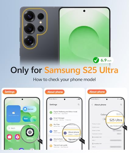 Image of FNTCASE for Samsung Galaxy S25 Ultra Case: [Fit for Magsafe] [Full Camera Protection] Translucent Matte Cases with [Screen Protector] Military Grade Shockproof Protective Phone Cover