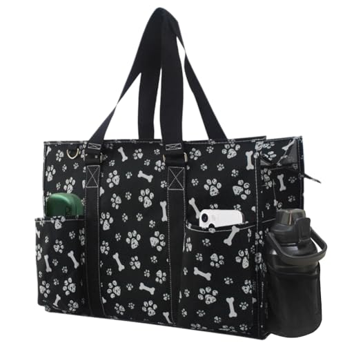 Image of NGIL Sport Themed Prints Large Travel Caddy Organizer Tote Bag