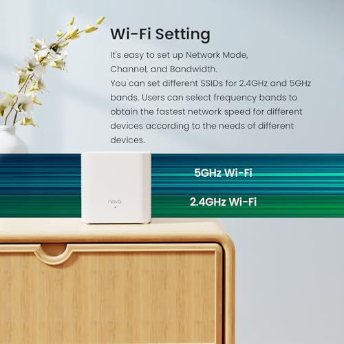 Tenda AX1500 Mesh WiFi 6 System Nova MX3 - Covers up to 2500 sq.ft - Whole Home WiFi 6 Mesh System - Gigabit Mesh Router for 80 Devices - Dual-Band Mesh Network - Replaces Wireless Router - 2-Pack by Tenda - Image 6
