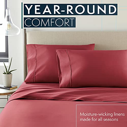 image for HC COLLECTION Bed Sheets Full Size Set, Hotel Luxury Platinum 1800 Ser