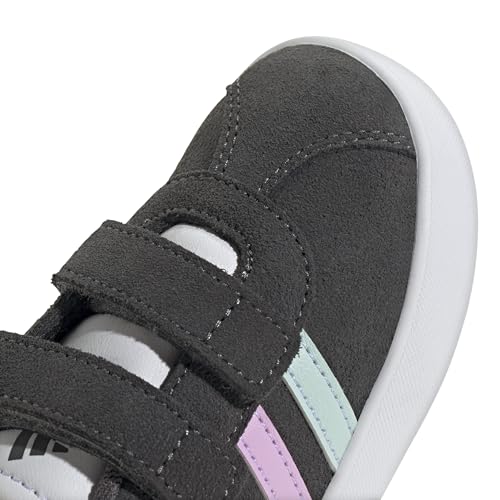 Image of adidas Boys Vl Court 3.0 Slip On Sneakers Shoes Casual - Pink, White