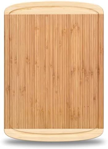 Organic Extra Large Bamboo Cutting Board for Kitchen,Extra Large Wood Cutting Board with Lifetime Replacements,Large Wooden Cutting Boards,Wood Butcher Block and Mothers Day Gifts from Daughter