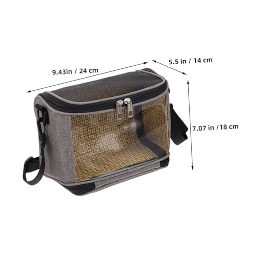 Toddmomy Saco De Transporte De Rato De Cobaia Saco De Pano Oxford Pequeno Recipiente De Hamster Resp