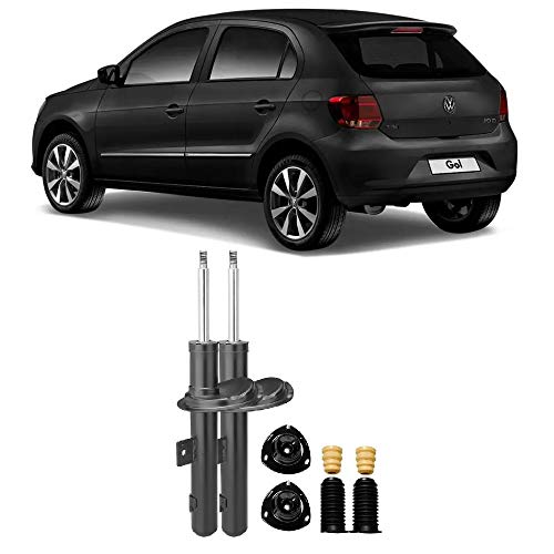 Amortecedor + Kit Batente Dianteiro Gol G6 2013 Até 2019 - O Par