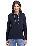 Das Hoodie Damenshirt kann auch als leichter Pullover für den Übergang verwendet werden für einen casual oder sportiven Look