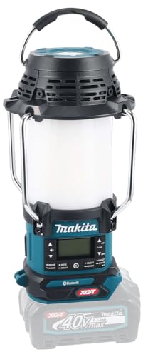 Makita MR009GZ Akku-Radio mit Laterne 40V max. (ohne Akku, ohne Ladegerät), Petrol/Schwarz