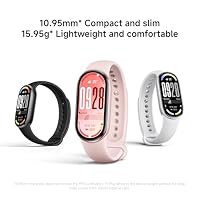 Xiaomi Smart Band 10, Smart Watch,Fitness-Tracker, 1,72" AMOLED Display, 21 Tage Akku, 5ATM Wasserdichtigkeit, SPO₂ & Herzfrequenzmessung, Schlafüberwachung,150+ Sportmodi, Rosa – Ansicht 5