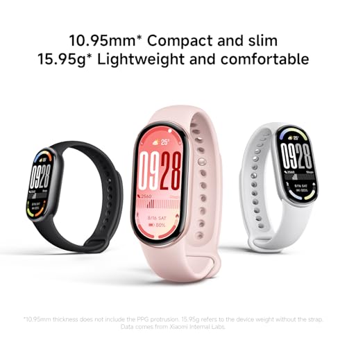 xiaomi mi smart band 10 2025 global version - 17234 amoled display  21 days battery life  touchscreen multi-sport tracker activity tracker heart rate monitor  bt54 - glacier silver