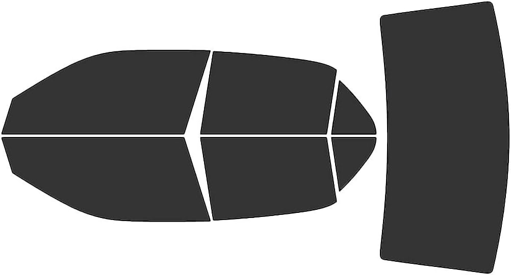 Rvinyl Window Tint Kit Compatible with 300 2011-2023 - Black 20% - Single Ply No Bubble Film - Do it Yourself Vehicle Complete Precut Kit