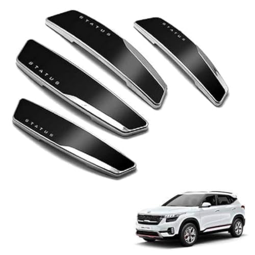 Image of Autokaar Status Car Door Edge Guard Scratch Protector Black Universal for Kia Seltos /Carens /Sonet /EV6