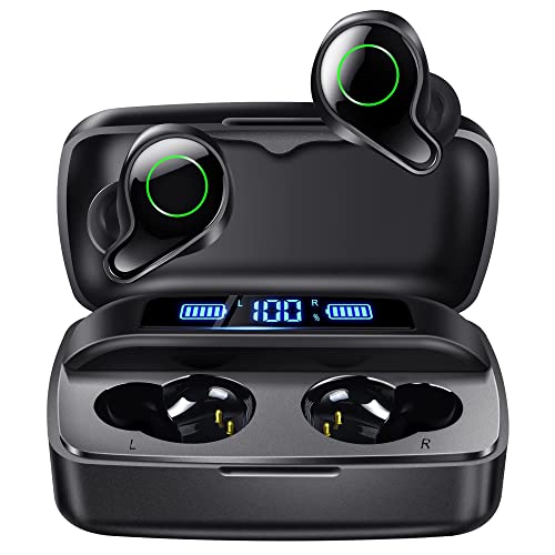 Esiposs Auriculares Inalámbricos, Bluetooth 5.0 Auriculares 156h Playtime In-Ear Estéreo Auriculares Con Mic, Ipx7 Impermeable Auriculares Con Usb-C Estuche De Carga Para Iphone Samsung Android Esiposs Auriculares Inalámbricos, Bluetooth 5.0 Auriculares 156h Playtime In-Ear Estéreo Auriculares Con Mic, Ipx7 Impermeable Auriculares Con Usb-C Estuche De Carga Para Iphone Samsung Android