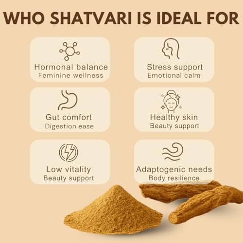 Image of Earthen Story Certified Organic Shatavari Root Powder (200g) | Lab Tested for 190+ Pesticides | Pure Asparagus Racemosus for Hormonal Balance & Vitality | Vegan, Non-GMO