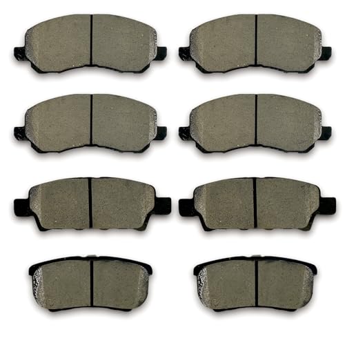 TALAMOYI D866 D1037 Front & Rear Ceramic Disc Brake Pads ...