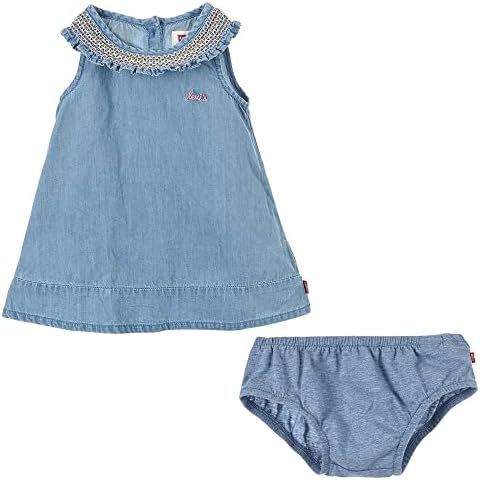 Levi's Lightweight Denim Smocked Collar Dress Cover