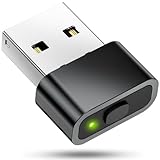 Geyes USB Mouse Jiggler, Undetectable Mouse Mover Device Has Two Swing Modes Jiggle and Multi-Track,Keeps for Computer/Laptop Awake, Driver-Free, Plug-Play，with Switch (Metal Black)