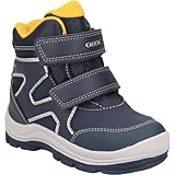 Absatzform: Flach Geox B FLANFIL Boy B ABX Ankle Boot, Navy/Yellow, 26 EU