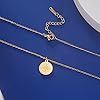 VASSAGO Compass Necklace for Men Women North Star Compass Pendant Necklace Vintage Nautical Graduation Medal Jewellery Amulet for Men (gold) #3