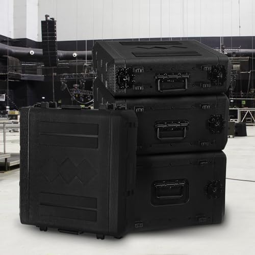 2U Rack Case Shallow 17 inch Depth, 19 inch Rackmount Flight Cases Easy ...