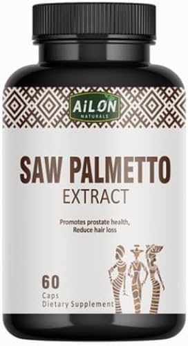Saw Palmetto Extract (60 Caps) - Prostate, Hair Loss & Hormone Support