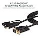 StarTech.com HDMI to VGA Cable – 6ft 2m - 1080p – Active Conversion – HDMI to VGA Adapter Cable for Your VGA Monitor / Display (HD2VGAMM6)