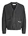JACK & JONES Jornorrebro Cardigan en Tricot pour Homme, Gris foncé mélangé, L