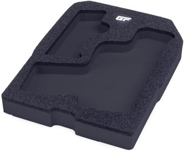 GunFoam Insert to fit S&W M&P9 Shield Subcompact, Polyethylene Foam for Gun Case, Custom Made Insert Replacement for Lifepod 1.0 Hard Case, Pistol Safe Storage.