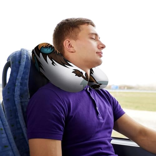 Almohada de espuma viscoelástica tamaño único en U miniatura 7
