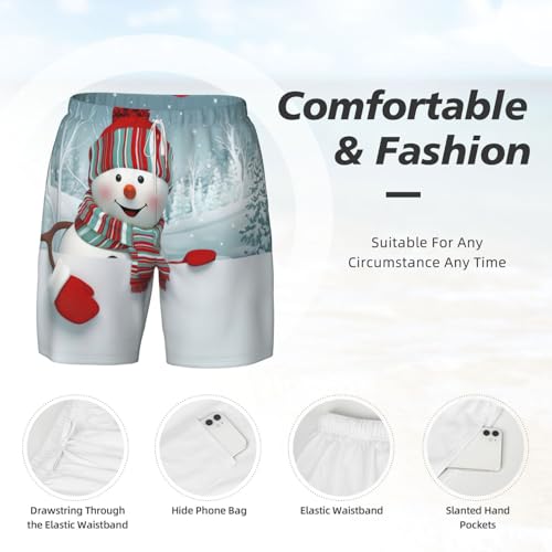 Traje de baño de playa para hombre de secado rápido y forro de compresión 5
