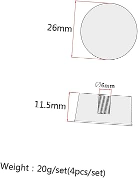 4 Sets Guitar Volume Knobs Guitar Volume Tone Knobs Control Knobs Electric Guitar Knobs Guitar Tone Knobs White | プラスチック製 白 ビンテージ風 エレキギター用 交換パーツ 手になじむ形状 スタイル系ギター向け 4個セット