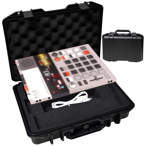 Image of Hard Shell Case for Teenage Engineering EP-133 K.O. II /EP-1320, Hard Shell Travel Carrying Storage Case Equipped with Comfort Handle with Customizable Foam