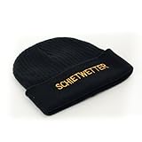 schwarz DELTA Schietwetter Strickmütze in schwarz von Gerkimex