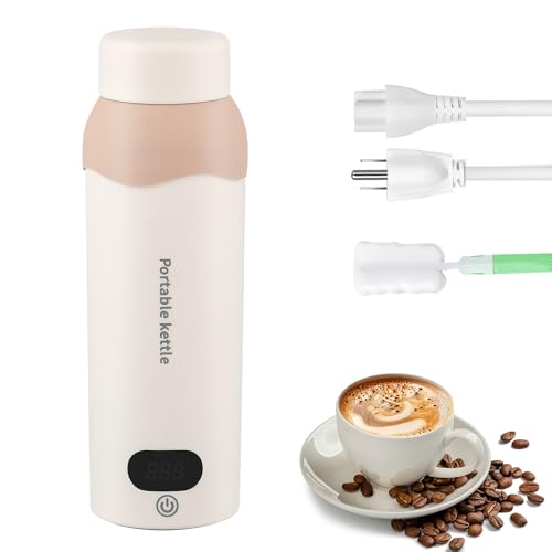 Protable Travel Electric Kettle 316 Stainless Steel Small Water Boiler 450ml Plug in Water Heater