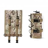 k-outdoor ガスボンベ カバー cb缶 耐熱 保護 cb缶 カバー ガス缶カバー cb 遮熱 ガスタンク ペットボトルカバー キャンプ アウトドア キャンプ用品 燃料ボトル 収納バッグ 衝突防止 滑り止め (カモフラージュ)