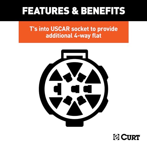 CURT Manufacturing 55384 Replacement Vehicle-Side Custom USCAR 4-Pin Trailer Wiring Harness by CURT - Image 3