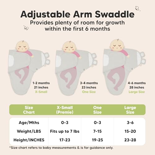 Image of 3-Pack Organic Baby Swaddle Sleep Sacks - Swaddles for Newborns, Infant 0-3 Months, Baby Girls, Boys, Soft & Snug Newborn Sleep Sack, Nursery Swaddling Blankets (The Wild 2, OS)