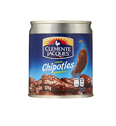 MexGrocer Clemente Jacques Chipotle Peppers in Adobo Sauce 210 g (Pack of 3)