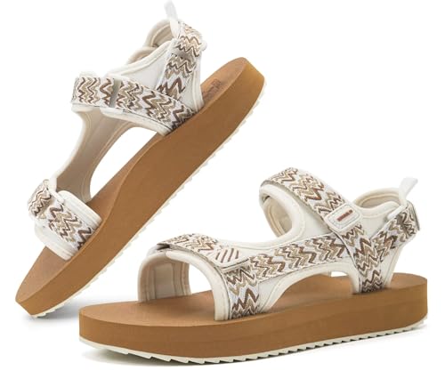 KuaiLu Walking Sandals with Arch Support