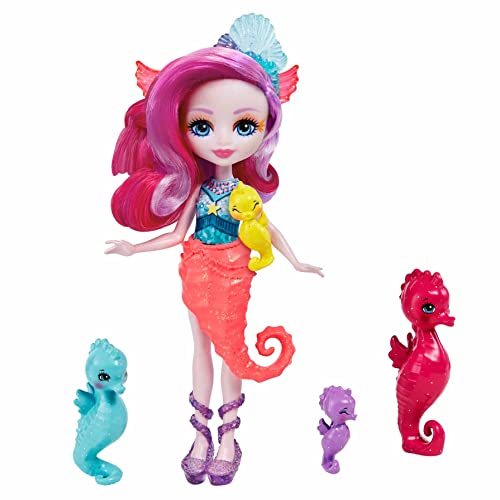 Set Familiar Enchantimals con Muñeca Sedda Seahorse y 4 Figuras miniatura 4