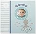 Carter's Blue Nautical Slim Bound Photo Album for Baby Boys, Holds 160 Photos, 40 Pages