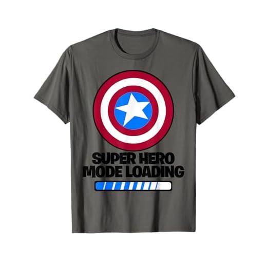 Marvel Captain America Hero Mode Loading Camiseta