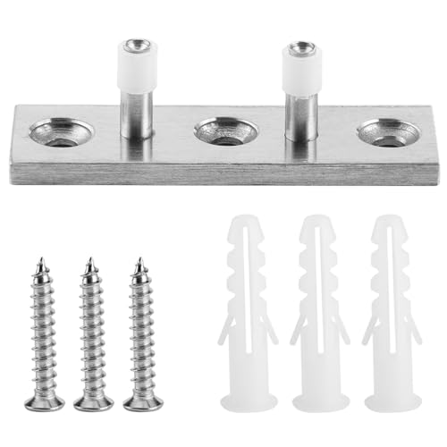 Barn Door Floor Guide, Household 304 Stainless Steel Floor Roller Guide,Hardware Fittings for Sliding Barn Door,Barn Door Guide Smoothly and Quietly