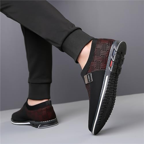 Image of Veslesth Men Casual Shoes Sneakers Loafers Comfort Walking Shoes Fashion Driving Shoes Luxury Leather Shoes for Male Business Work Office Dress Outdoor