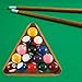 HMQQ Solid Wood Billiard 8-Ball Triangle / 9-Ball Diamond Pool Ball Racks for 2-1/4