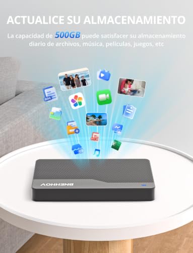Disco Duro Externo Portátil Ultra Delgado 500GB HDD Disco Duro USB 3.0 SATA - Imagen 7