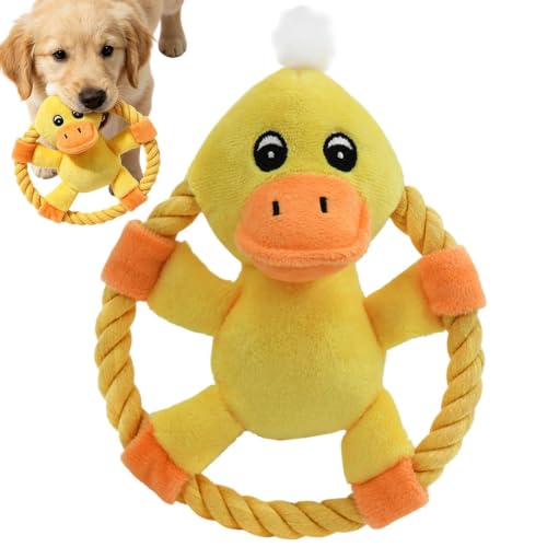 Dog Chew Rope | Animal Shape Throw Training Activities with Squeaker | Dog Tug Rope for Travel Car Camping Walk Backyard Park Be