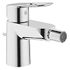 GROHE Bauloop – Einhand- Bidetbatterie (wassersparend, 1/2″, mit Zugstange), chrom, 23338000