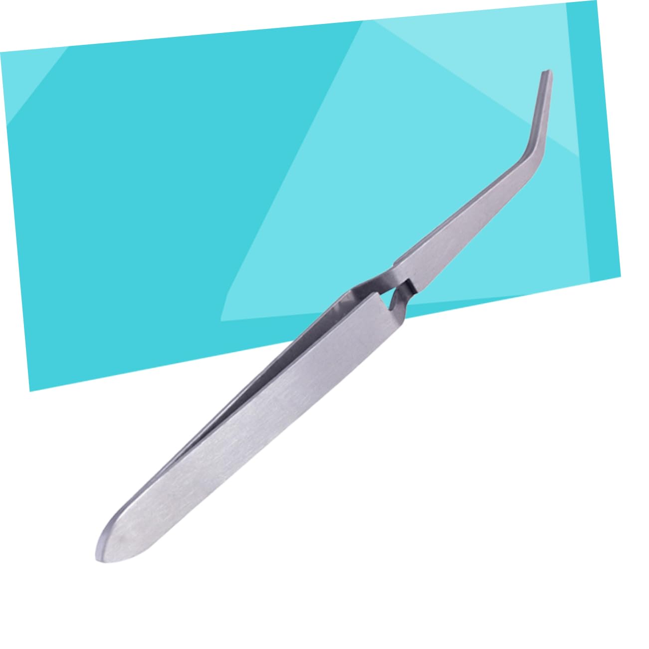 HAPINARY Professional Nail Art Nipper Tool Rhinestone Picker Tweezers Metal Sticker Tweezers for Nail Art Salon Use